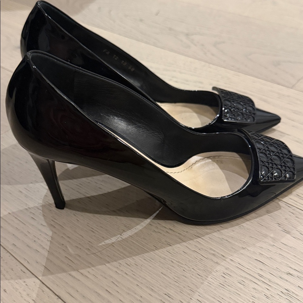 Dior Black Patent Leather Heels - Picture 6 of 7